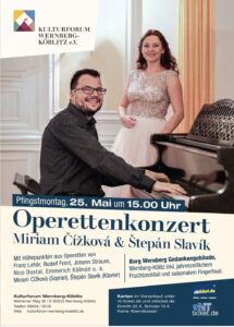 Operettenkonzert - Miriam Čížková & Štěpán Slavík @ Burg Wernberg, Gedankengebäude